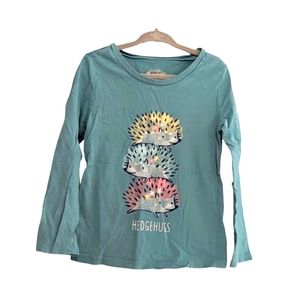 Hedgehog tee with long sleeves girls 5T